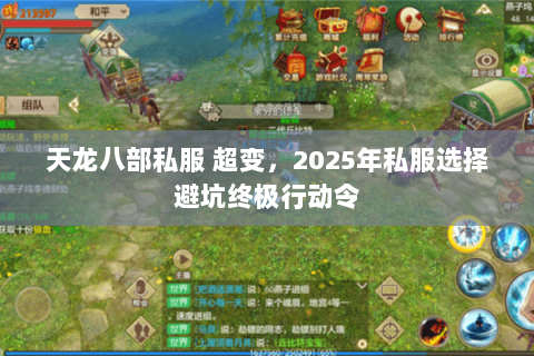 天龙八部私服 超变,2025年私服选择避坑终极行动令 天龙八部私服 超变,2025年私服选择避坑终极行动令