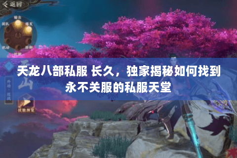 天龙八部私服 长久,独家揭秘如何找到永不关服的私服天堂 天龙八部私服 长久,独家揭秘如何找到永不关服的私服天堂