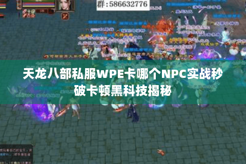 天龙八部私服WPE卡哪个NPC实战秒破卡顿黑科技揭秘 天龙八部私服WPE卡哪个NPC实战秒破卡顿黑科技揭秘