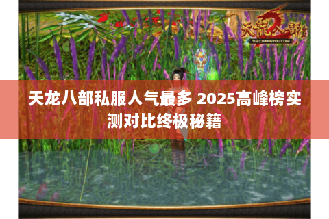 天龙八部私服人气最多 2025高峰榜实测对比终极秘籍 天龙八部私服人气最多 2025高峰榜实测对比终极秘籍