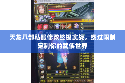 天龙八部私服修改终极实战,绕过限制定制你的武侠世界 天龙八部私服修改终极实战,绕过限制定制你的武侠世界