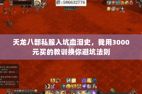 天龙八部私服入坑血泪史，我用3000元买的教训换你避坑法则