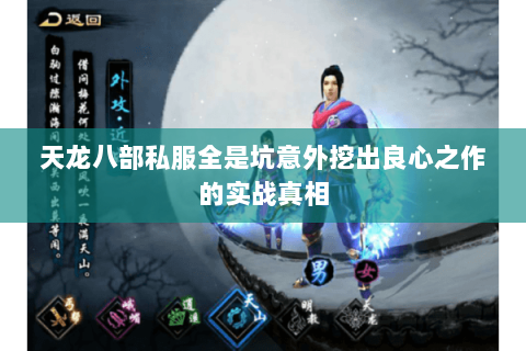 天龙八部私服全是坑意外挖出良心之作的实战真相