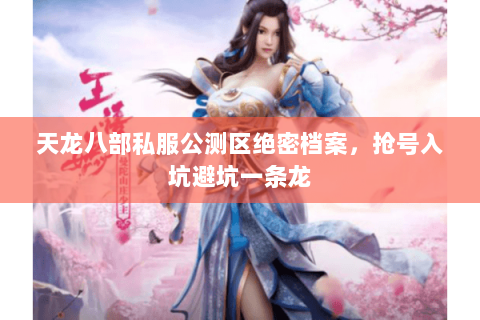 天龙八部私服公测区绝密档案,抢号入坑避坑一条龙 天龙八部私服公测区绝密档案,抢号入坑避坑一条龙