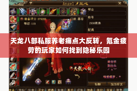 天龙八部私服养老痛点大反转,氪金疲劳的玩家如何找到隐秘乐园 天龙八部私服养老痛点大反转,氪金疲劳的玩家如何找到隐秘乐园