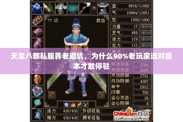 天龙八部私服养老避坑,为什么90%老玩家选对版本才敢停驻 天龙八部私服养老避坑,为什么90%老玩家选对版本才敢停驻