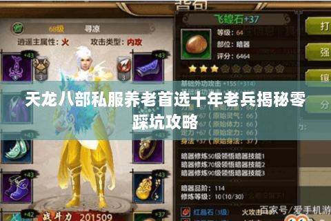 天龙八部私服养老首选十年老兵揭秘零踩坑攻略 天龙八部私服养老首选十年老兵揭秘零踩坑攻略