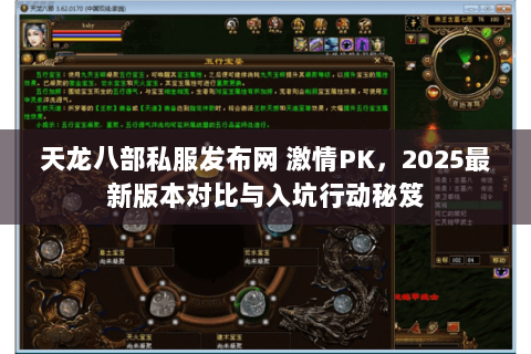 天龙八部私服发布网 激情PK，2025最新版本对比与入坑行动秘笈
