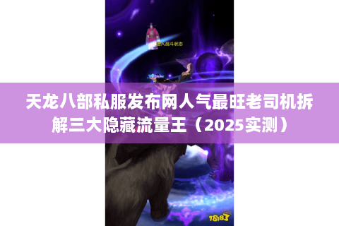 天龙八部私服发布网人气最旺老司机拆解三大隐藏流量王(2025实测) 天龙八部私服发布网人气最旺老司机拆解三大隐藏流量王(2025实测)