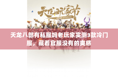 天龙八部有私服吗老玩家实测3款冷门服，藏着官服没有的爽感