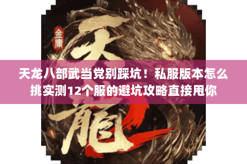 天龙八部武当党别踩坑!私服版本怎么挑实测12个服的避坑攻略直接甩你 天龙八部武当党别踩坑!私服版本怎么挑实测12个服的避坑攻略直接甩你