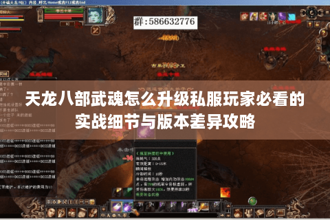 天龙八部武魂怎么升级私服玩家必看的实战细节与版本差异攻略