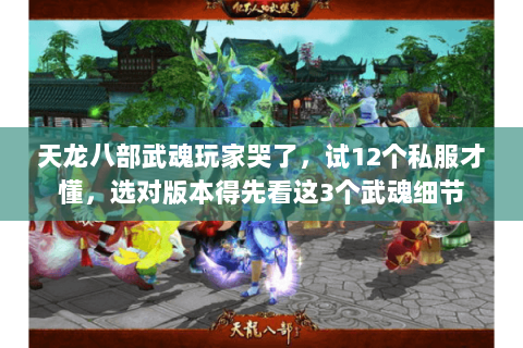 天龙八部武魂玩家哭了，试12个私服才懂，选对版本得先看这3个武魂细节