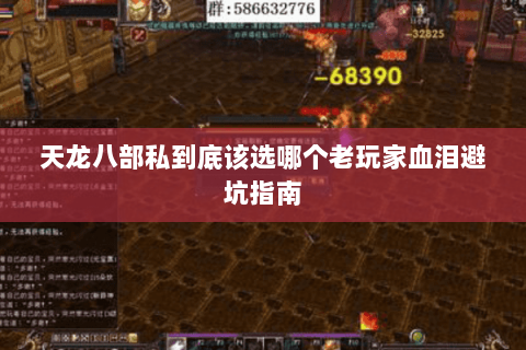 天龙八部私到底该选哪个老玩家血泪避坑指南 天龙八部私到底该选哪个老玩家血泪避坑指南