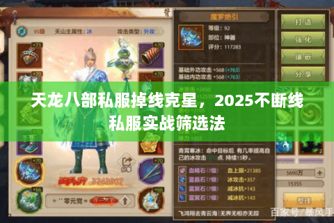 天龙八部私服掉线克星,2025不断线私服实战筛选法 天龙八部私服掉线克星,2025不断线私服实战筛选法