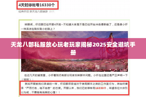 天龙八部私服放心玩老玩家揭秘2025安全避坑手册 天龙八部私服放心玩老玩家揭秘2025安全避坑手册