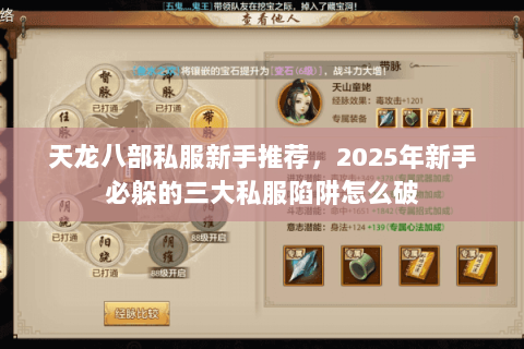 天龙八部私服新手推荐,2025年新手必躲的三大私服陷阱怎么破 天龙八部私服新手推荐,2025年新手必躲的三大私服陷阱怎么破