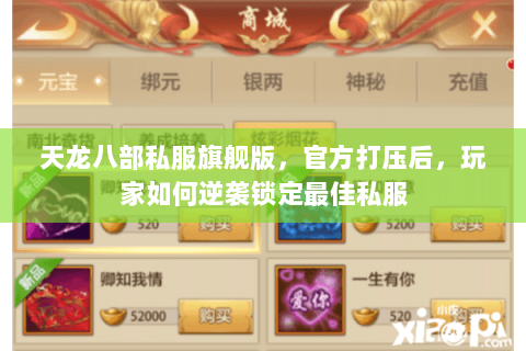 天龙八部私服旗舰版,官方打压后,玩家如何逆袭锁定最佳私服 天龙八部私服旗舰版,官方打压后,玩家如何逆袭锁定最佳私服