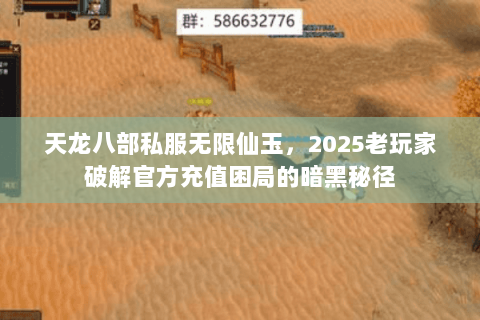 天龙八部私服无限仙玉,2025老玩家破解官方充值困局的暗黑秘径 天龙八部私服无限仙玉,2025老玩家破解官方充值困局的暗黑秘径
