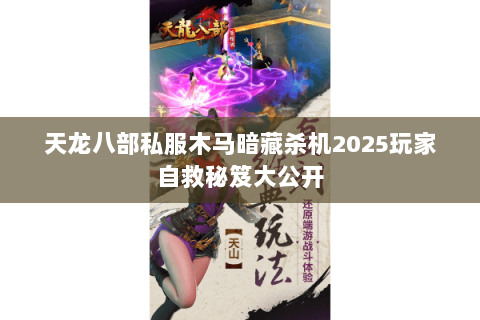 天龙八部私服木马暗藏杀机2025玩家自救秘笈大公开 天龙八部私服木马暗藏杀机2025玩家自救秘笈大公开