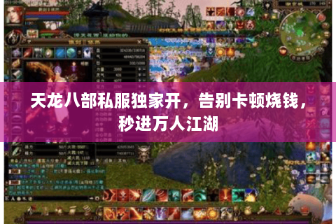 天龙八部私服独家开,告别卡顿烧钱,秒进万人江湖 天龙八部私服独家开,告别卡顿烧钱,秒进万人江湖