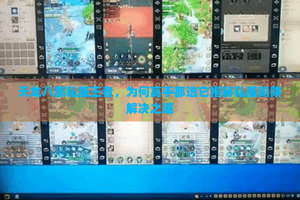 天龙八部私服王者，为何高手都选它揭秘私服陷阱解决之道