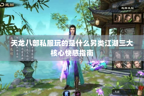 天龙八部私服玩的是什么另类江湖三大核心快感指南