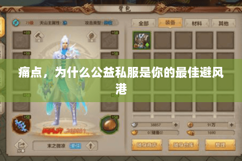 痛点,为什么公益私服是你的最佳避风港 痛点,为什么公益私服是你的最佳避风港