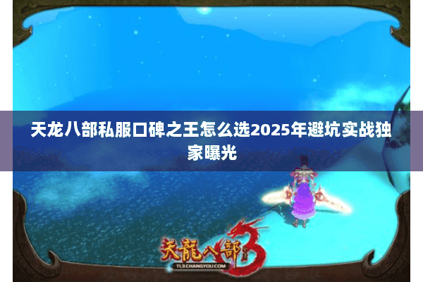 天龙八部私服口碑之王怎么选2025年避坑实战独家曝光 天龙八部私服口碑之王怎么选2025年避坑实战独家曝光