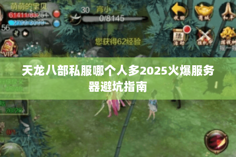 天龙八部私服哪个人多2025火爆服务器避坑指南 天龙八部私服哪个人多2025火爆服务器避坑指南