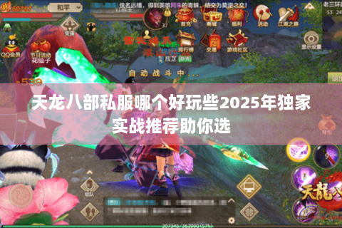 天龙八部私服哪个好玩些2025年独家实战推荐助你选 天龙八部私服哪个好玩些2025年独家实战推荐助你选