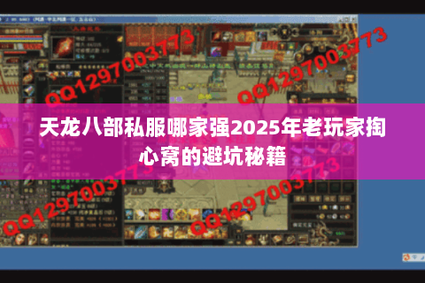 天龙八部私服哪家强2025年老玩家掏心窝的避坑秘籍 天龙八部私服哪家强2025年老玩家掏心窝的避坑秘籍