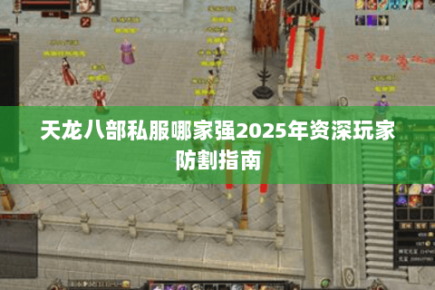 天龙八部私服哪家强2025年资深玩家防割指南 天龙八部私服哪家强2025年资深玩家防割指南