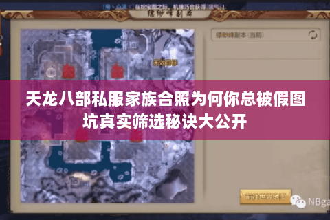 天龙八部私服家族合照为何你总被假图坑真实筛选秘诀大公开