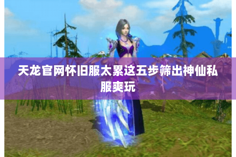 天龙官网怀旧服太累这五步筛出神仙私服爽玩
