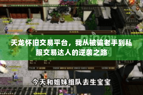 天龙怀旧交易平台，我从被骗老手到私服交易达人的逆袭之路