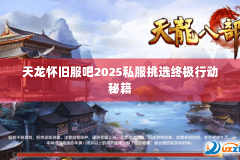 天龙怀旧服吧2025私服挑选终极行动秘籍 天龙怀旧服吧2025私服挑选终极行动秘籍