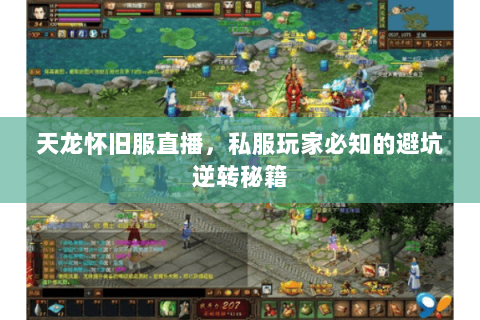 天龙怀旧服直播,私服玩家必知的避坑逆转秘籍 天龙怀旧服直播,私服玩家必知的避坑逆转秘籍