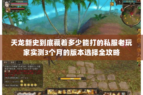 天龙新史到底藏着多少能打的私服老玩家实测3个月的版本选择全攻略 天龙新史到底藏着多少能打的私服老玩家实测3个月的版本选择全攻略