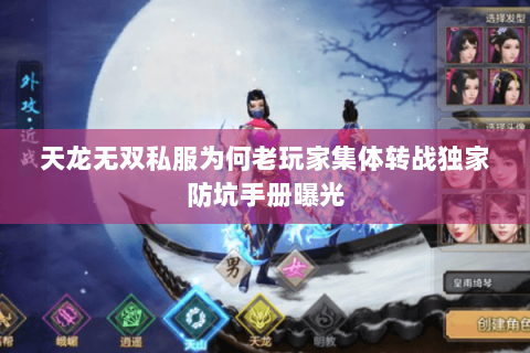 天龙无双私服为何老玩家集体转战独家防坑手册曝光