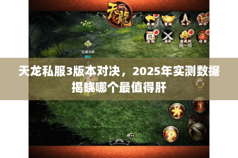 天龙私服3版本对决,2025年实测数据揭晓哪个最值得肝 天龙私服3版本对决,2025年实测数据揭晓哪个最值得肝