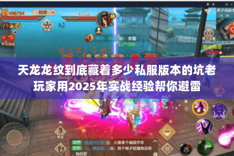 天龙龙纹到底藏着多少私服版本的坑老玩家用2025年实战经验帮你避雷