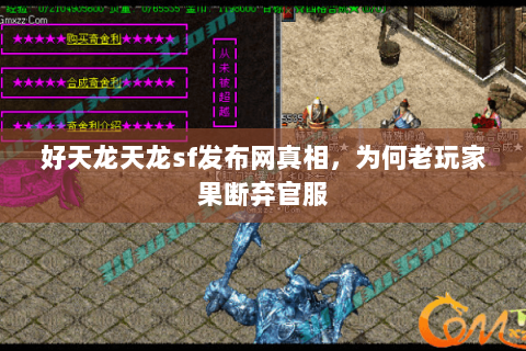 好天龙天龙sf发布网真相，为何老玩家果断弃官服