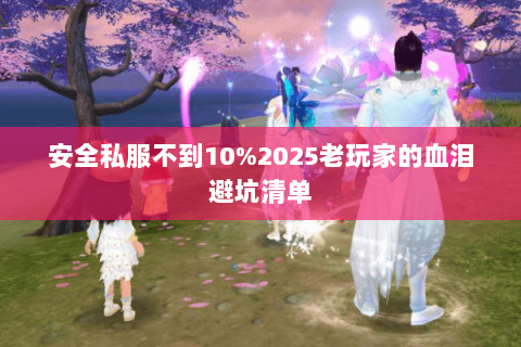 安全私服不到10%2025老玩家的血泪避坑清单