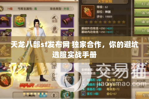 天龙八部sf发布网 独家合作,你的避坑选服实战手册 天龙八部sf发布网 独家合作,你的避坑选服实战手册