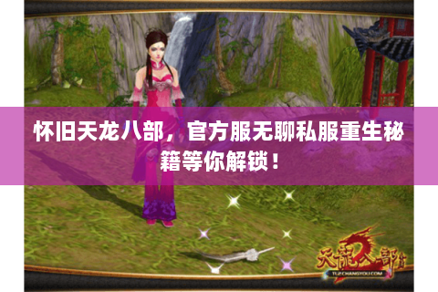 怀旧天龙八部，官方服无聊私服重生秘籍等你解锁！