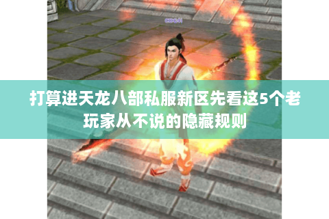 打算进天龙八部私服新区先看这5个老玩家从不说的隐藏规则