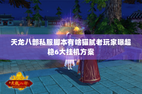 天龙八部私服脚本有啥猫腻老玩家曝超稳6大挂机方案