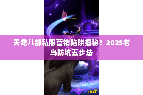 天龙八部私服营销陷阱揭秘！2025老鸟防坑五步法