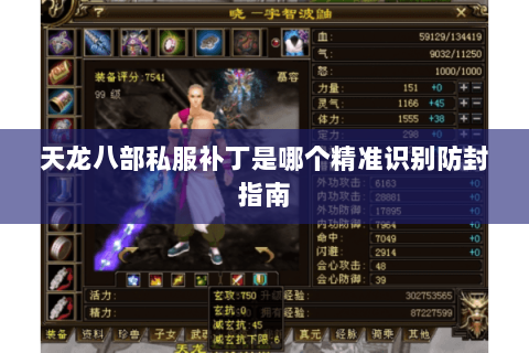 天龙八部私服补丁是哪个精准识别防封指南 天龙八部私服补丁是哪个精准识别防封指南